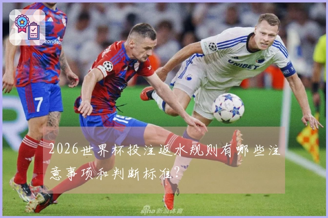 2026世界杯投注返水规则有哪些注意事项和判断标准？